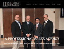 Tablet Screenshot of preferredmarketing.net